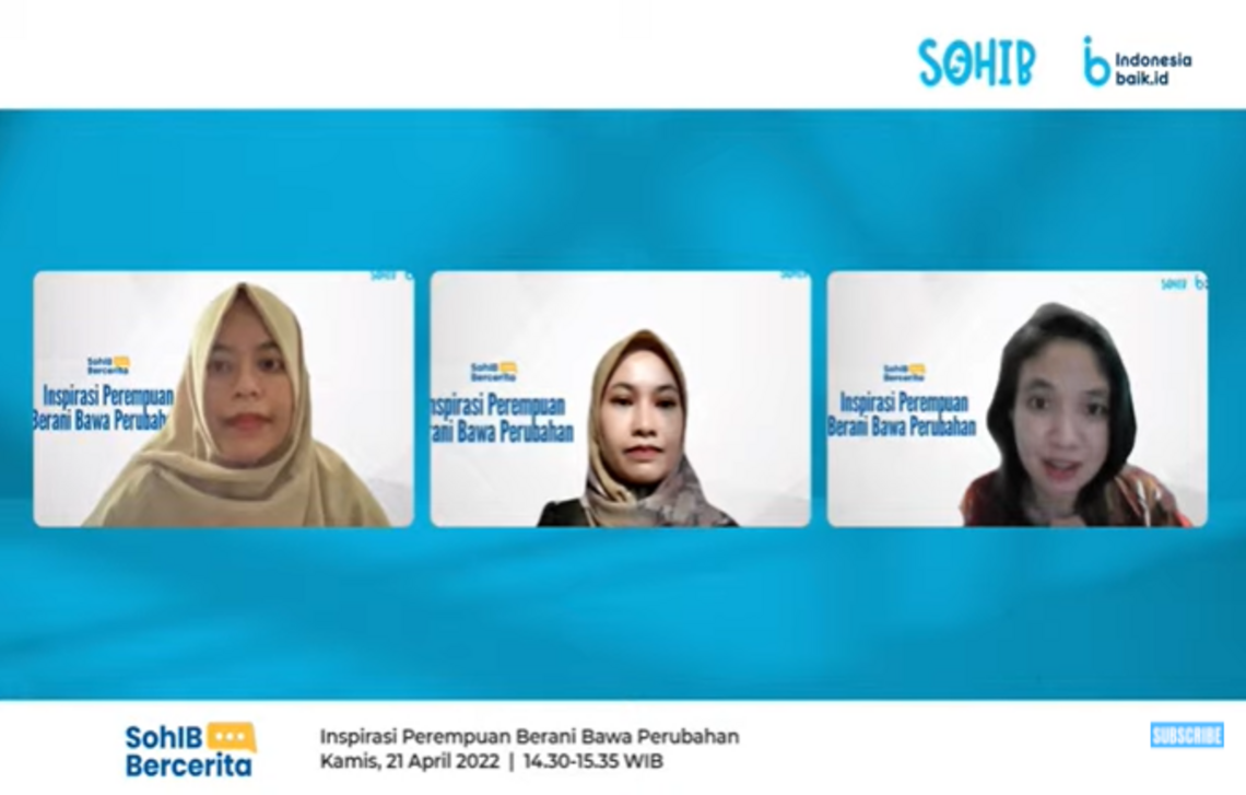 Talkshow “SohIB Bercerita: Inspirasi Perempuan Berani Bawa Perubahan”
